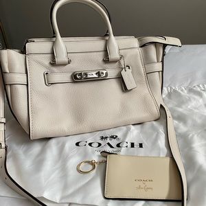 White COACH x Selena Gomez Bag - Never Used